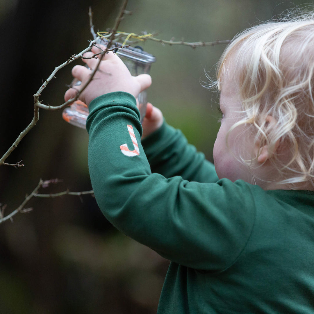 Toy Box Applique Long Sleeve T-Shirt Green / 4-5y