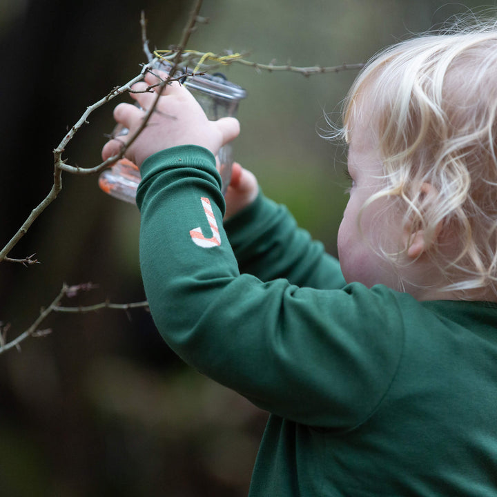 Toy Box Applique Long Sleeve T-Shirt Green / 4-5y
