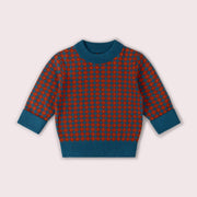 Ginger Squares Knitted Jumper Multi / 7-8y