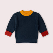 Midnight Snuggly Knitted Jumper Blue / 7-8y