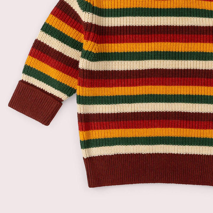 Hazel Rainbow Snuggly Knitted Jumper Multi / 7-8y