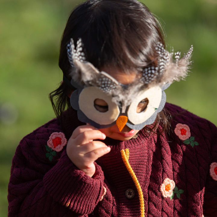 Berry Petal Snuggly Knitted Cardigan Purple / 7-8y