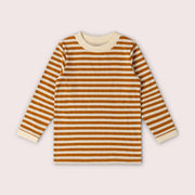 Apricot Striped Long Sleeve T-Shirt