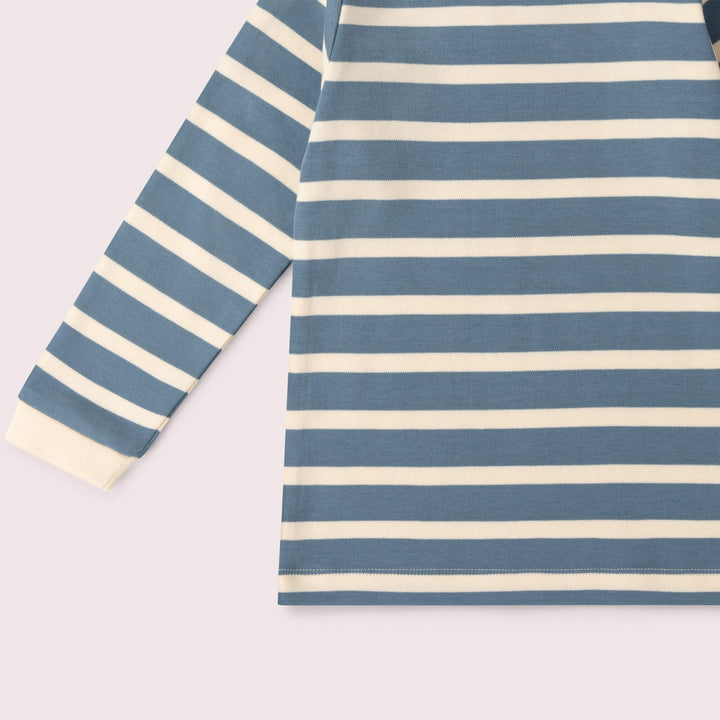 Soft Blue Striped Long Sleeve T-Shirt Blue / 7-8y