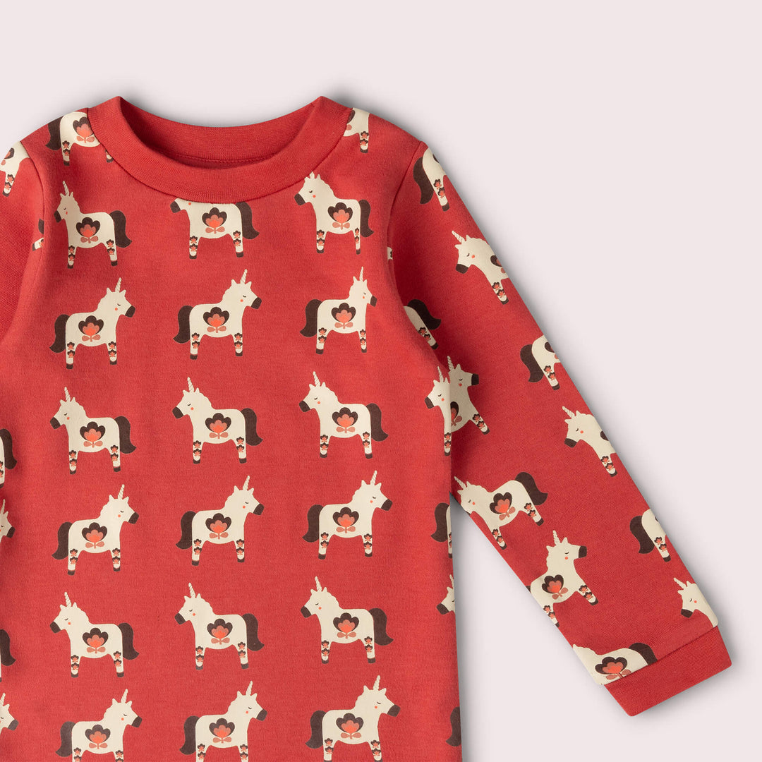 Little Unicorns Long Sleeve T-Shirt Purple / 7-8y