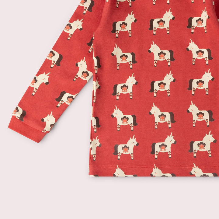 Little Unicorns Long Sleeve T-Shirt Purple / 7-8y