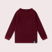 Rhubarb Waffle Long Sleeve Cosy Top