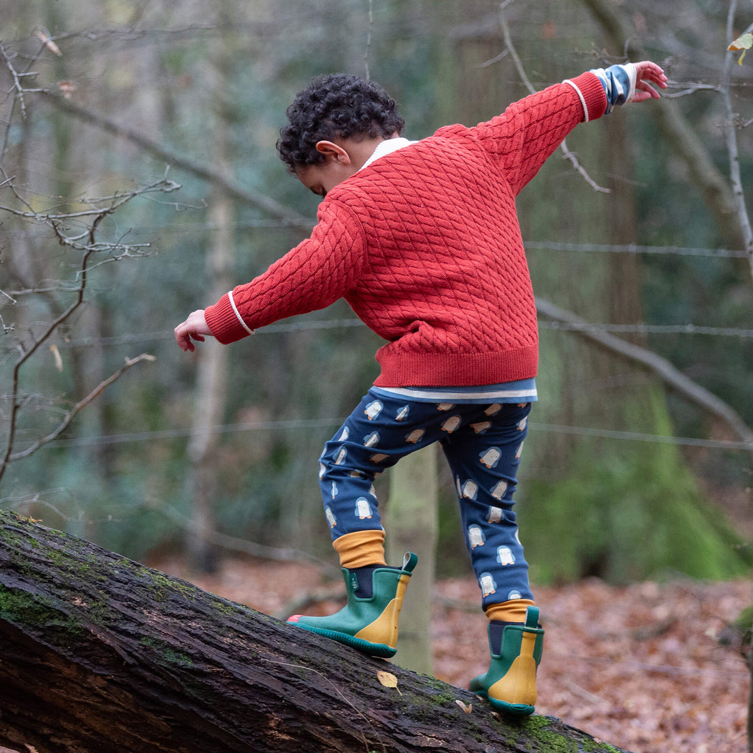 Blue Penguins Comfy Joggers Navy / 7-8y