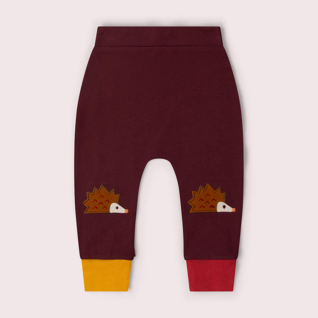 Hedgehog Knee Patch Joggers Brown / 5-6y