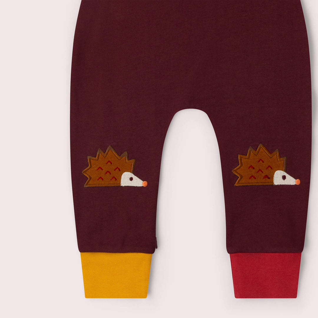 Hedgehog Knee Patch Joggers Brown / 5-6y