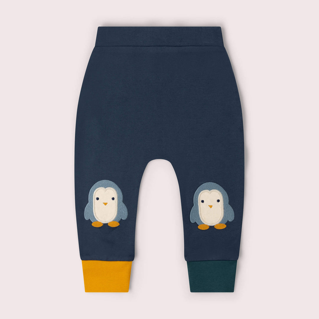 Blue Penguin Knee Patch Joggers Navy / 5-6y