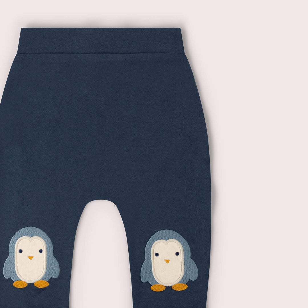 Blue Penguin Knee Patch Joggers Navy / 5-6y