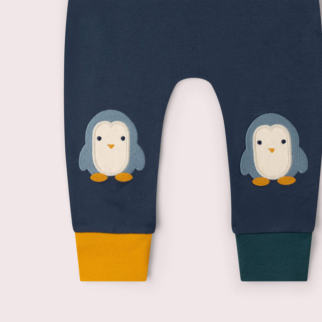 Blue Penguin Knee Patch Joggers Navy / 5-6y