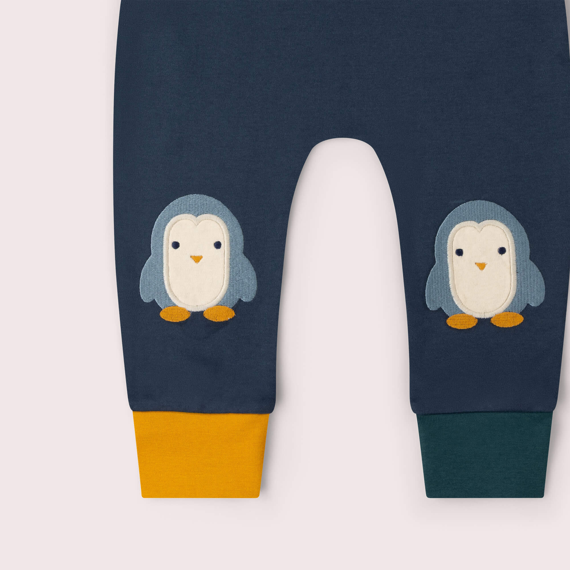 Blue Penguin Knee Patch Joggers Navy / 5-6y