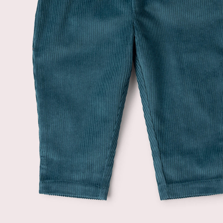 Calm Sea Corduroy Comfy Trousers Blue / 7-8y