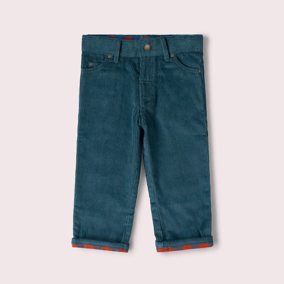 Calm Sea Corduroy Lined Adventure Jeans Blue / 7-8y