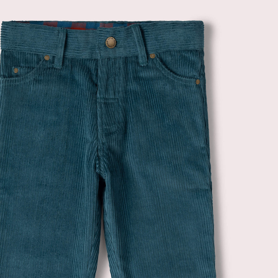 Calm Sea Corduroy Lined Adventure Jeans Blue / 7-8y