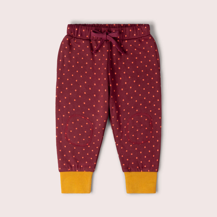 Autumn Polkadot Knee Patch Cosy Joggers