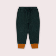 Forest Green Knee Patch Cosy Joggers