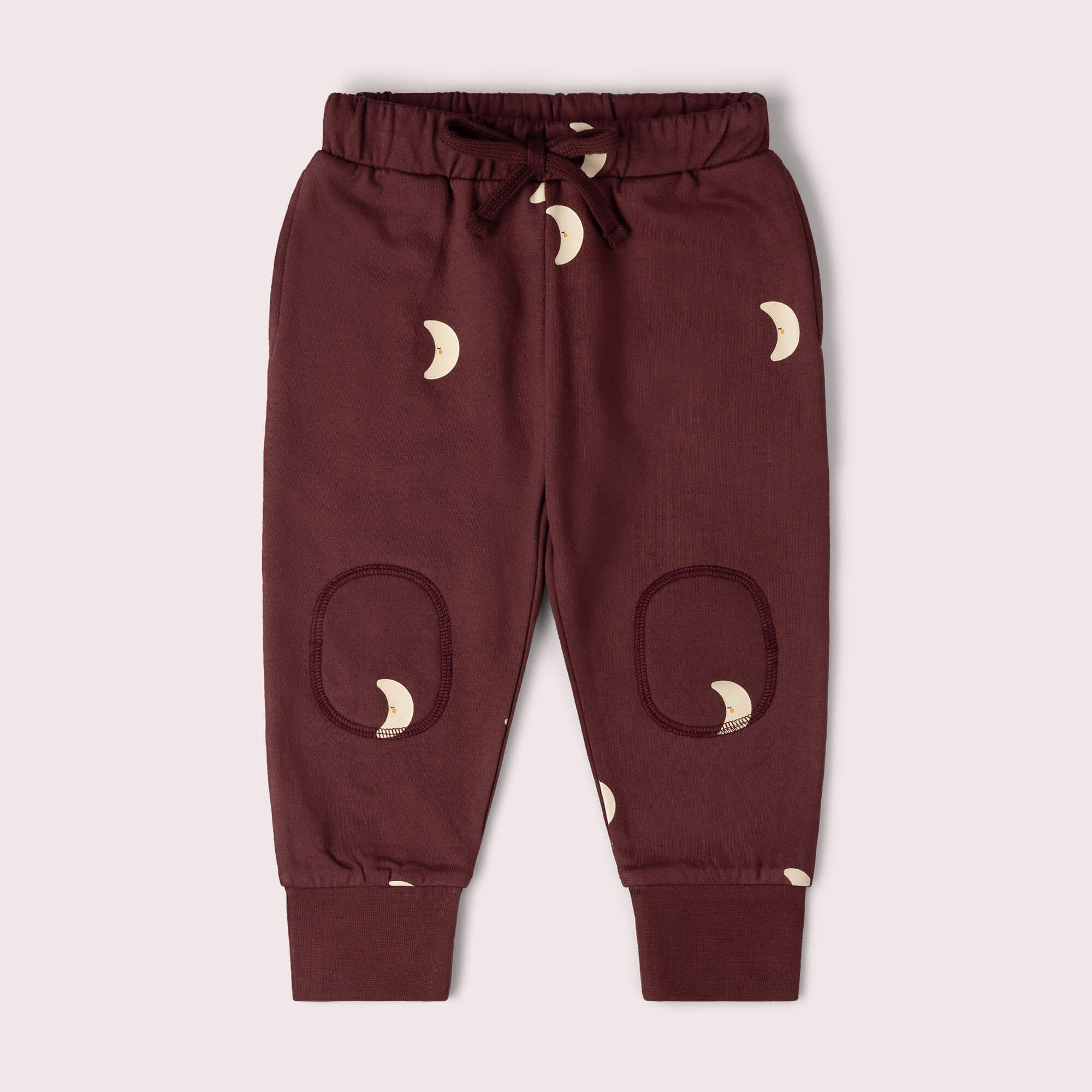 Waxing Moon Knee Patch Cosy Joggers Brown / 7-8y