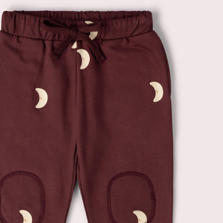 Waxing Moon Knee Patch Cosy Joggers Brown / 7-8y