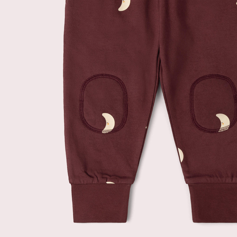 Waxing Moon Knee Patch Cosy Joggers Brown / 7-8y