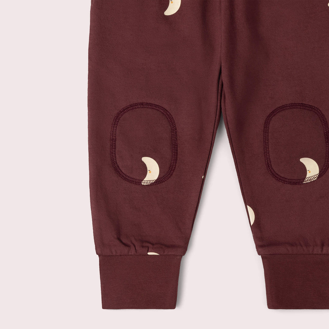 Waxing Moon Knee Patch Cosy Joggers Brown / 7-8y