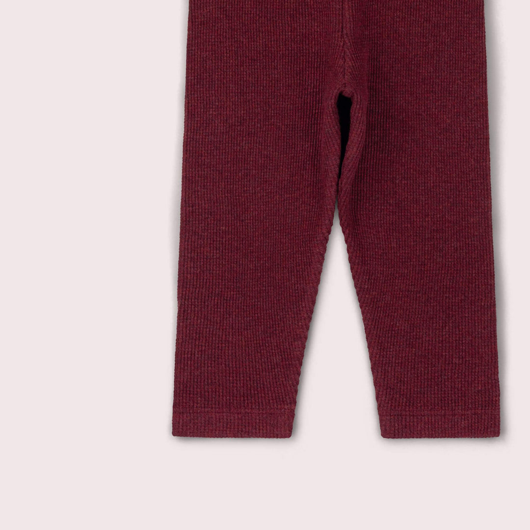 Rhubarb Organic Waffle Leggings