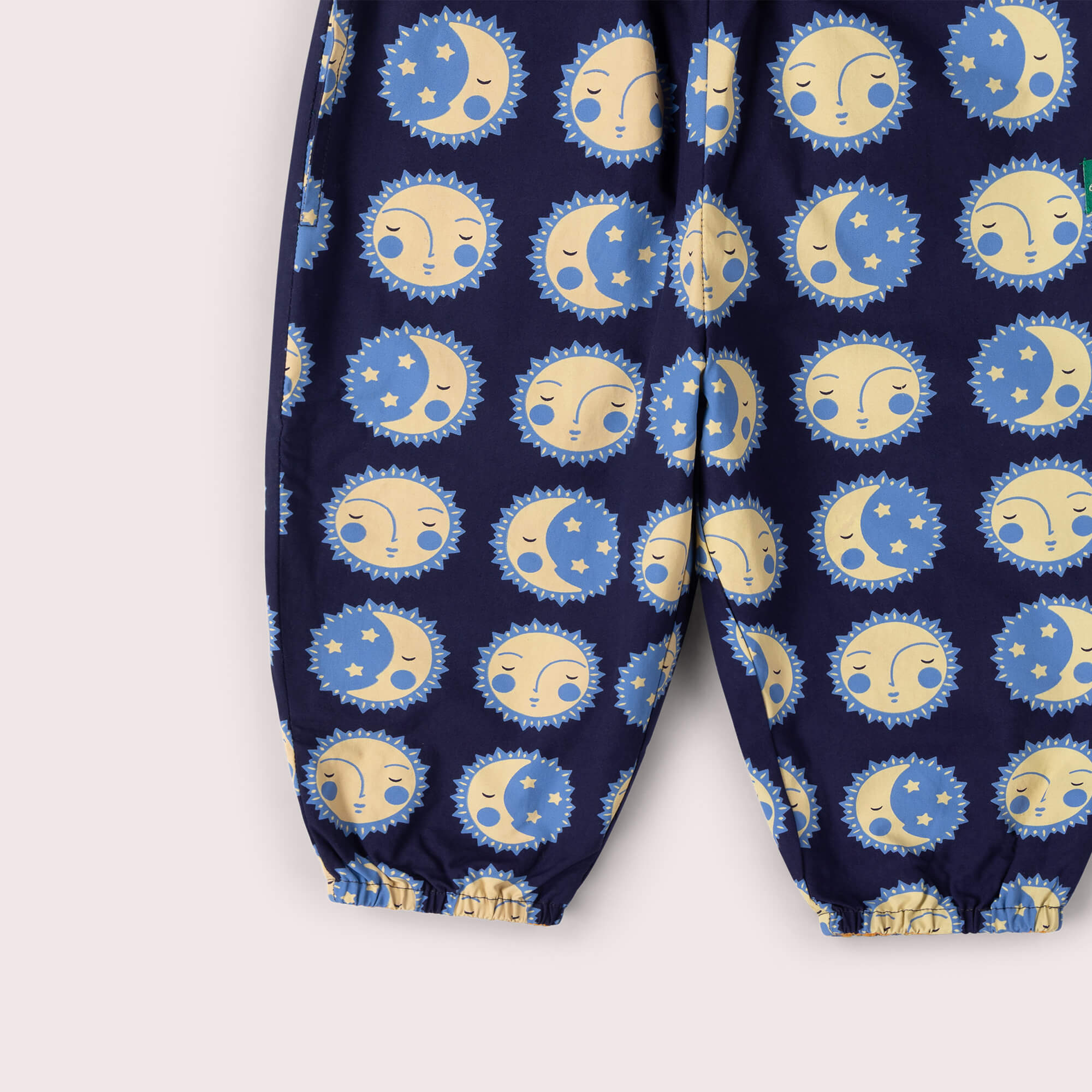 Sun Folk Parachute Joggers Blue / 4-5y