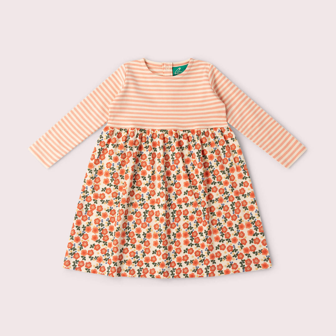 Petals Easy Peasy Long Sleeve Dress Multi / 4-5y