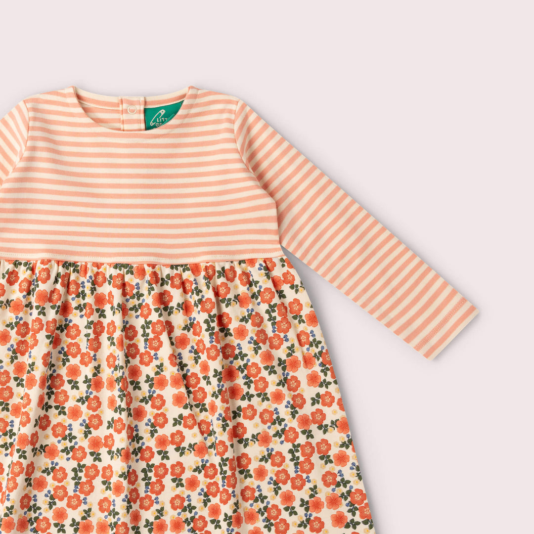 Petals Easy Peasy Long Sleeve Dress Multi / 4-5y