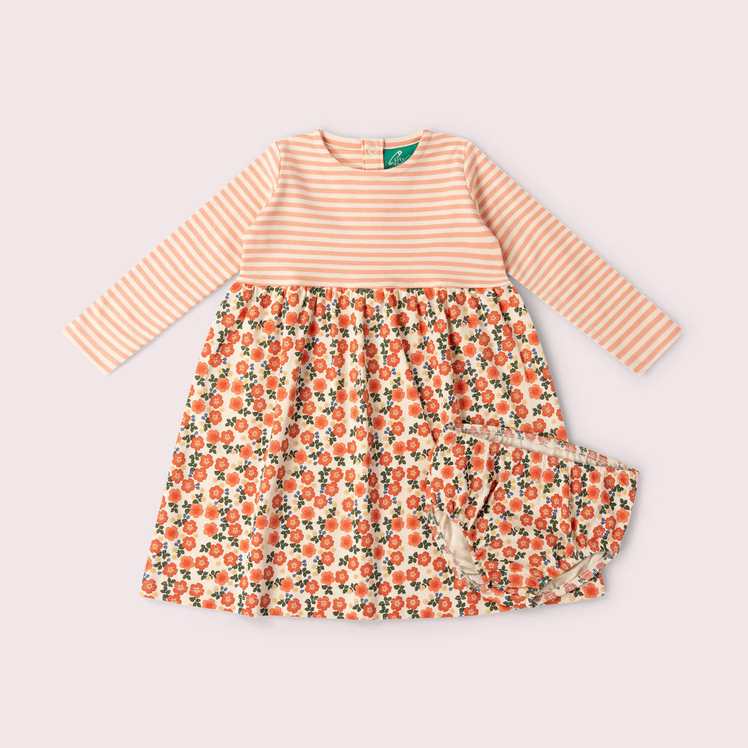 Petals Easy Peasy Long Sleeve Dress Multi / 4-5y