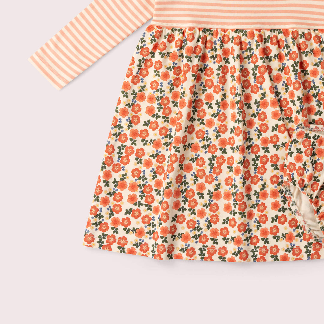 Petals Easy Peasy Long Sleeve Dress Multi / 4-5y