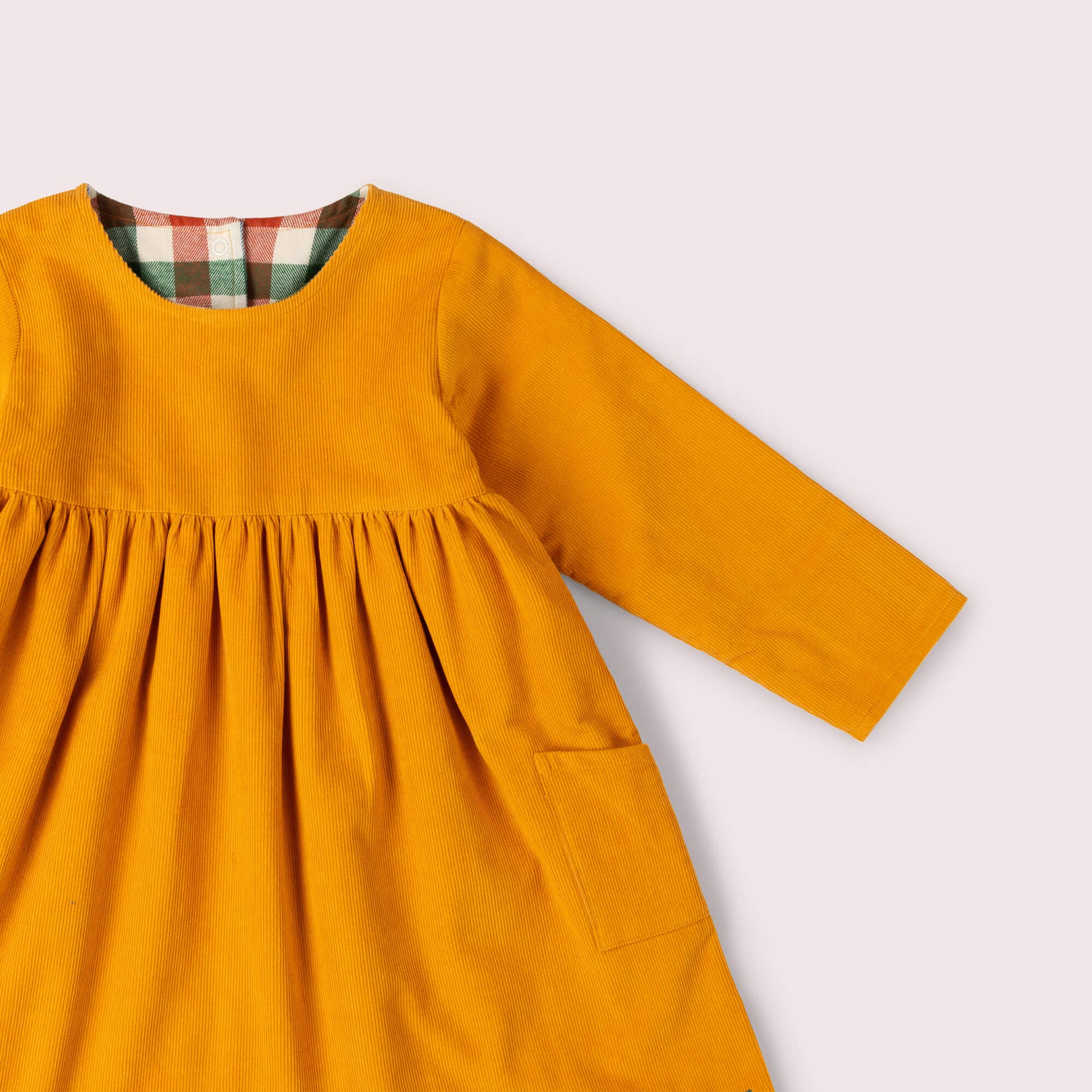 Sunflower Reversible Corduroy Pocket Dress Gold / 7-8y