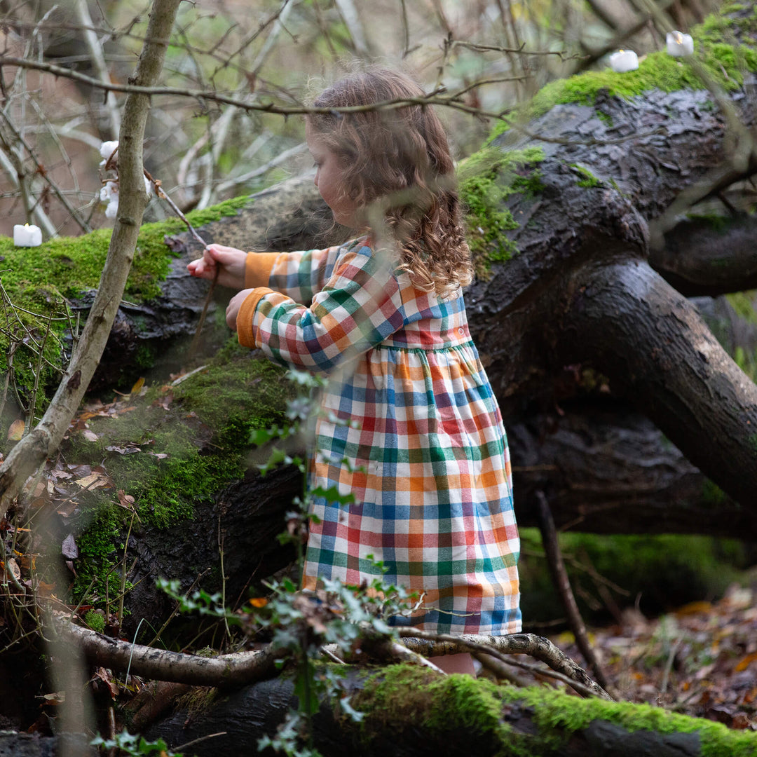 Sunflower Reversible Corduroy Pocket Dress Gold / 7-8y