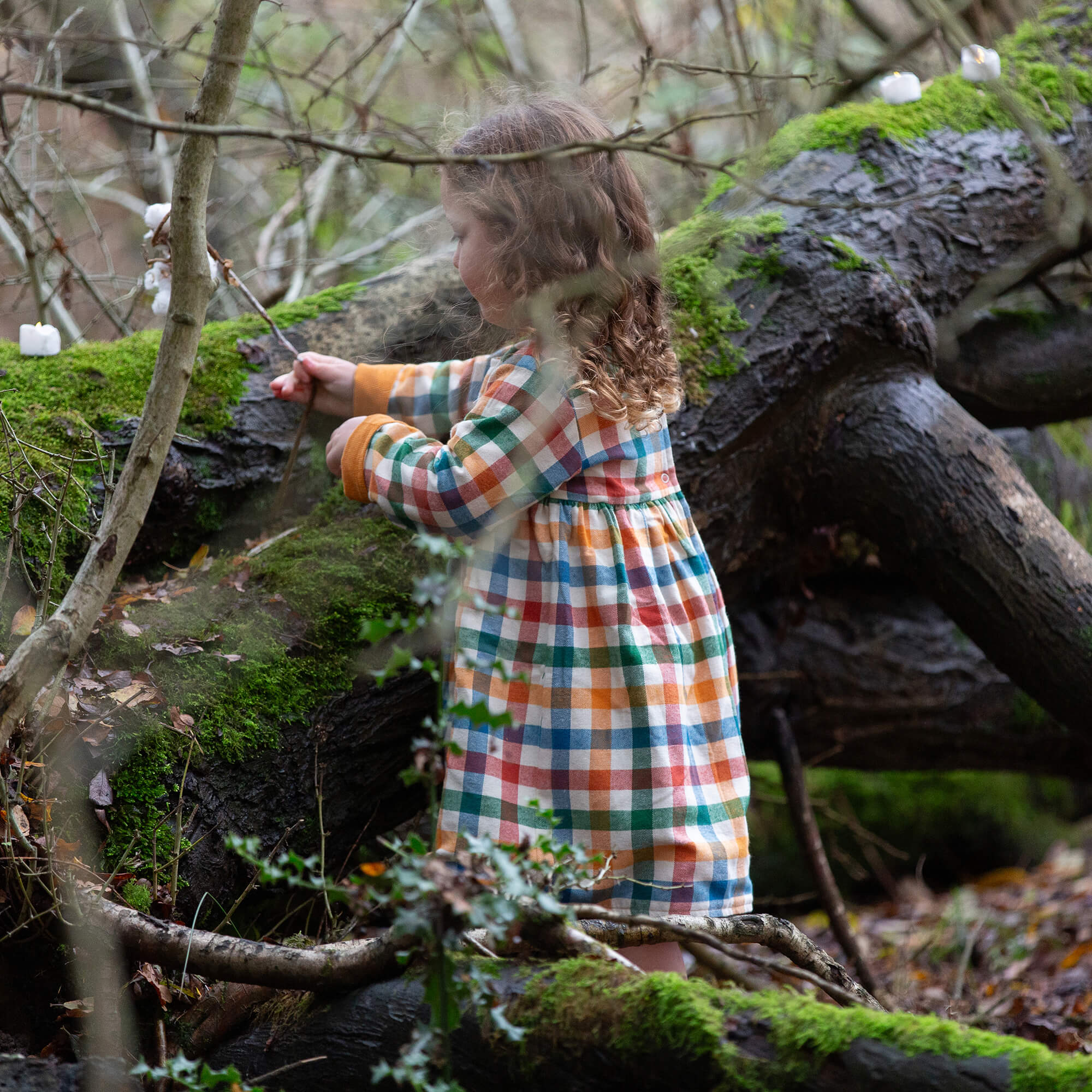 Sunflower Reversible Corduroy Pocket Dress Gold / 7-8y