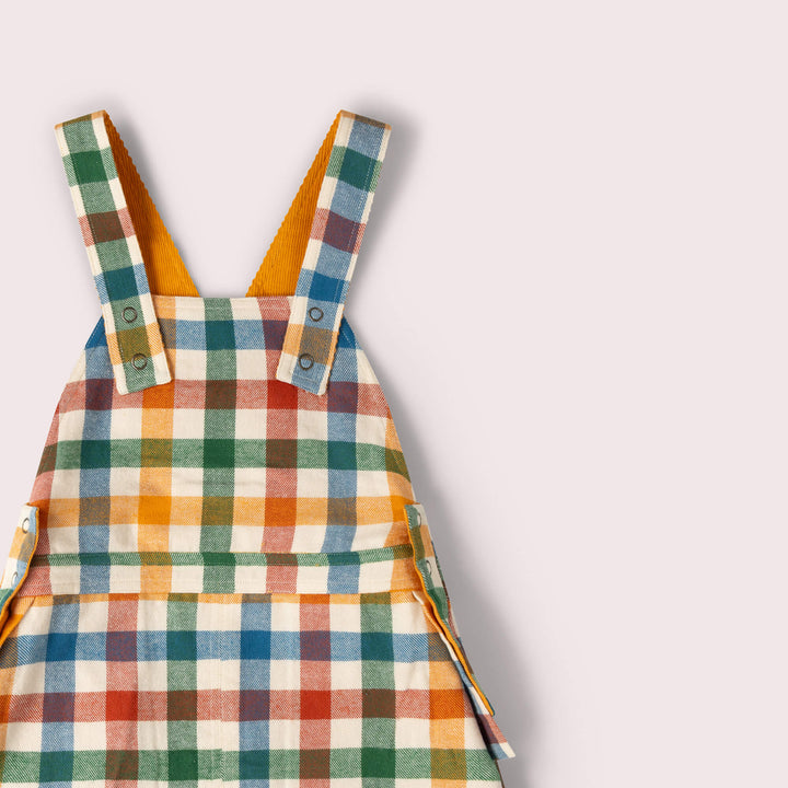 Sunflower Reversible Pinafore Dress Gold / 7-8y