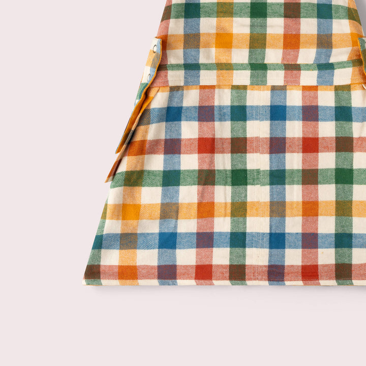 Sunflower Reversible Pinafore Dress Gold / 7-8y