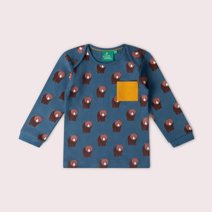 Blue Bears Organic T-Shirt & Jogger Playset Blue / 4-5y