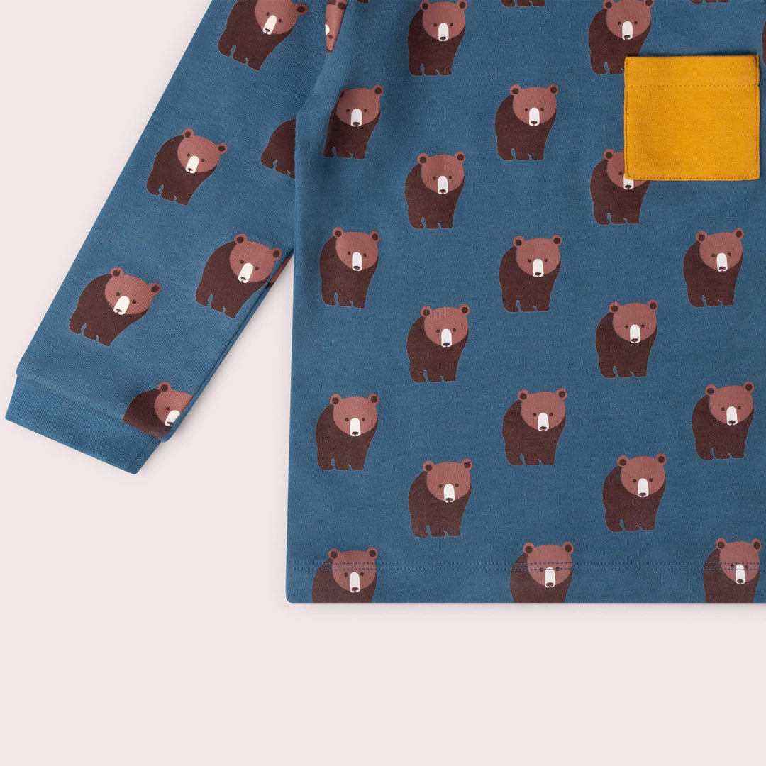 Blue Bears Organic T-Shirt & Jogger Playset Blue / 4-5y