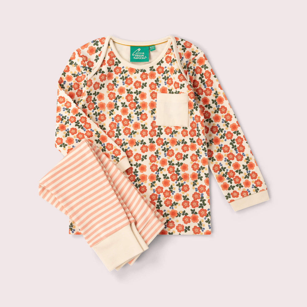 Petals Organic T-Shirt & Jogger Playset Multi / 4-5y