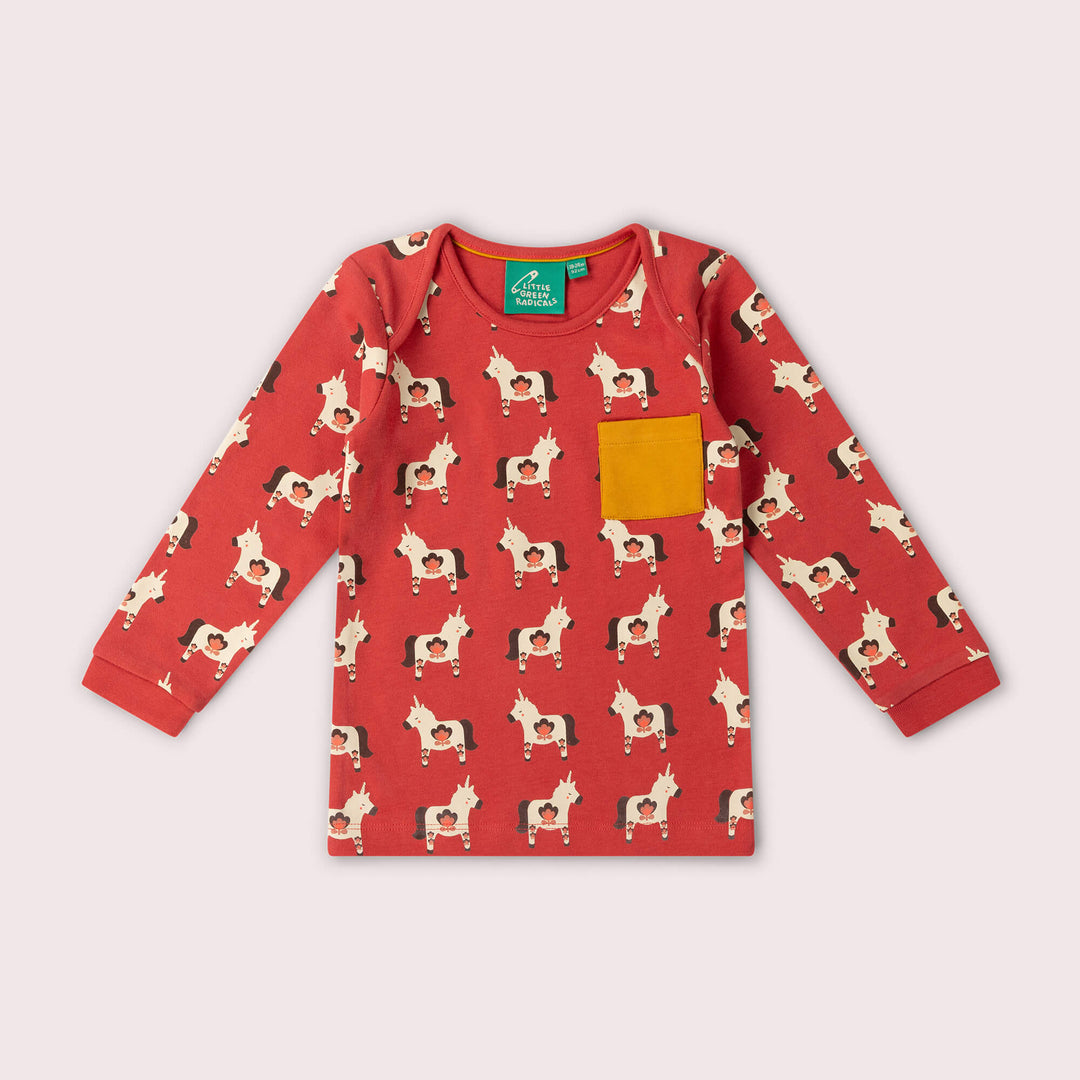 Little Unicorns Organic T-Shirt & Jogger Playset Purple / 4-5y