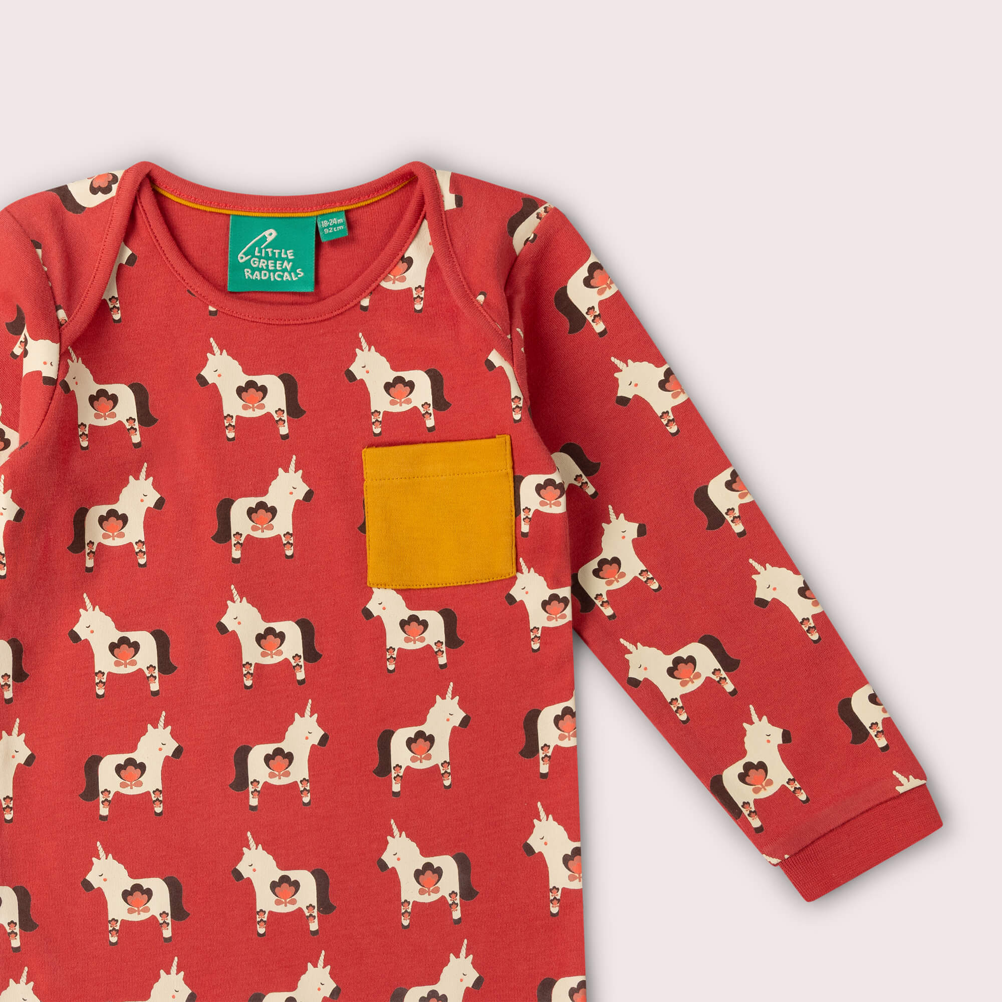 Little Unicorns Organic T-Shirt & Jogger Playset Purple / 4-5y