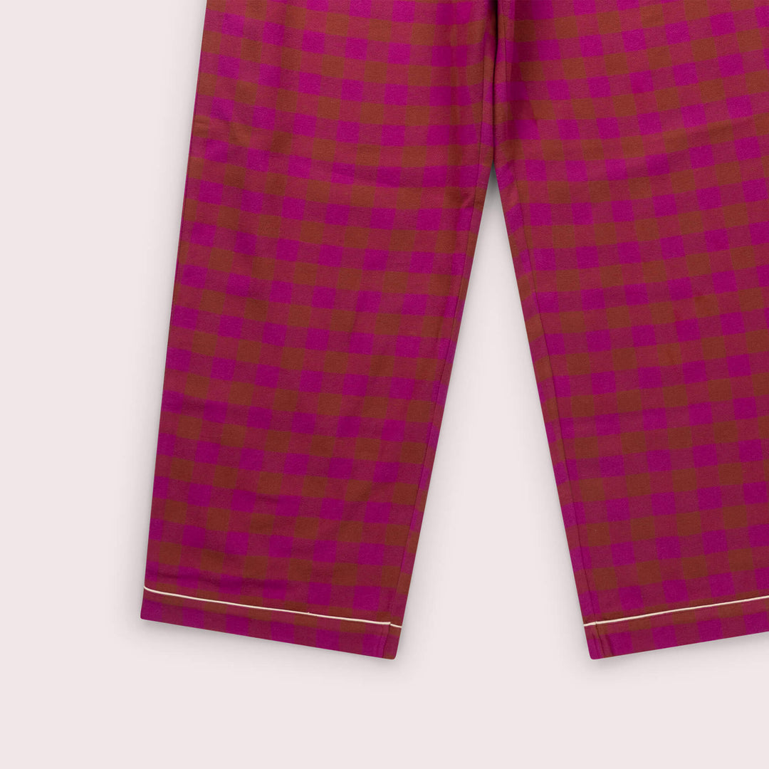 Berry Check Adult Classic Pyjamas Multi / X Large