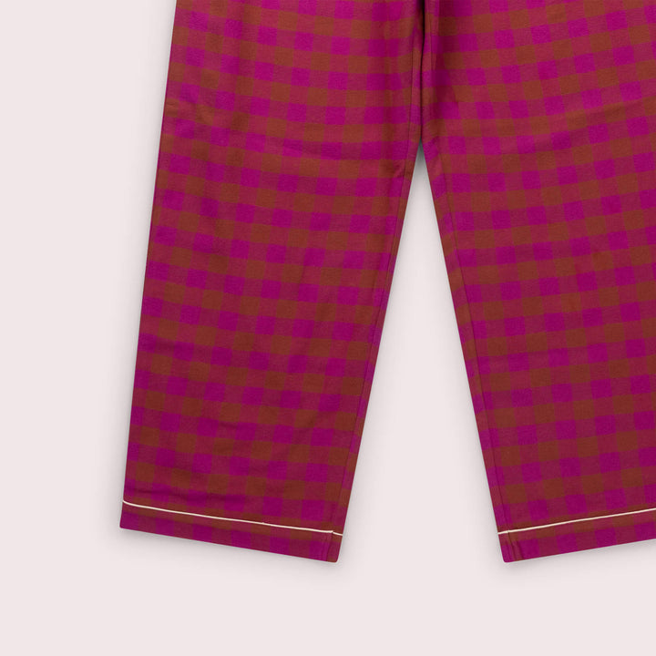 Berry Check Adult Classic Pyjamas Multi / X Large