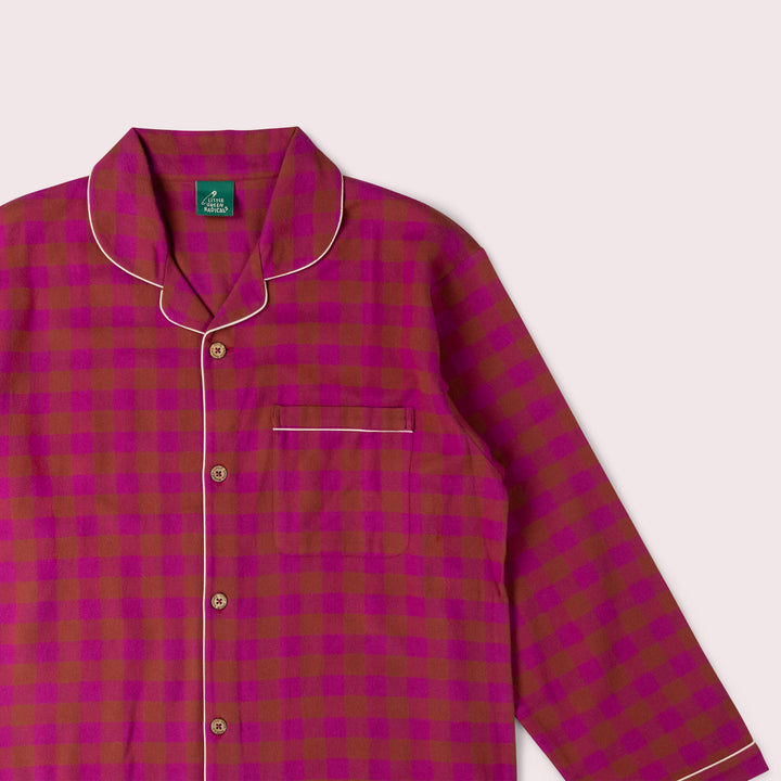 Berry Check Adult Classic Pyjamas Multi / X Large