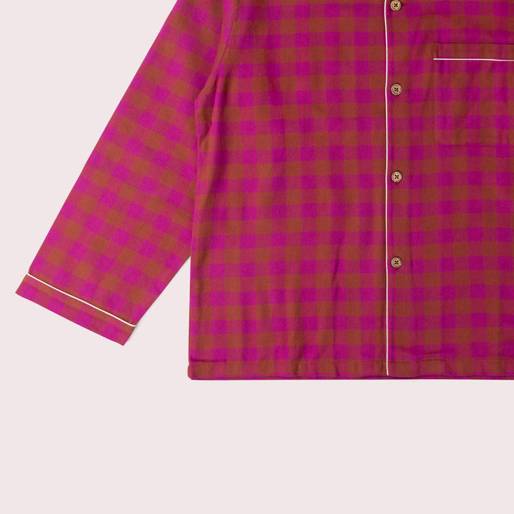 Berry Check Adult Classic Pyjamas Multi / X Large