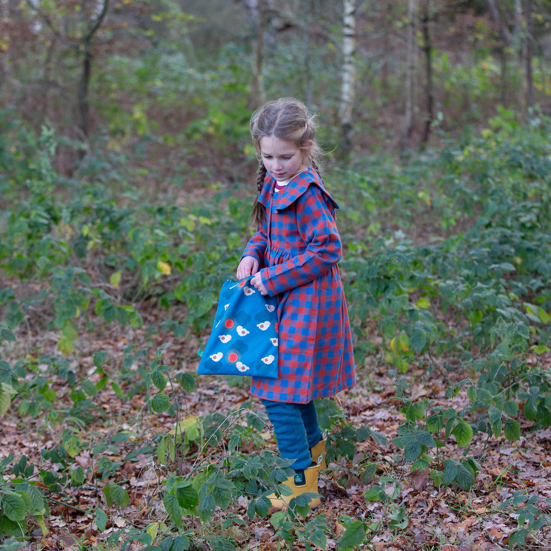 Sun Birds Recycled Waterproof Wet Bag Blue / One Size