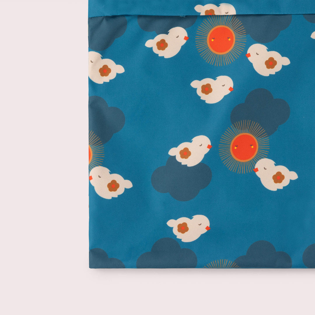 Sun Birds Recycled Waterproof Wet Bag Blue / One Size