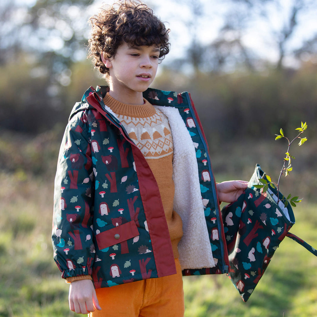 Woodland World Recycled Waterproof Wet Bag Green / One Size